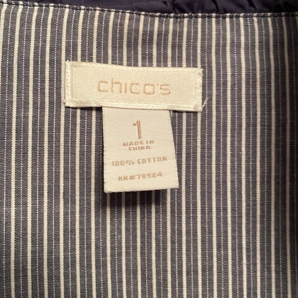 Chico’s Open Front Lightweight Jacket Size 1 - Picture 2 of 8